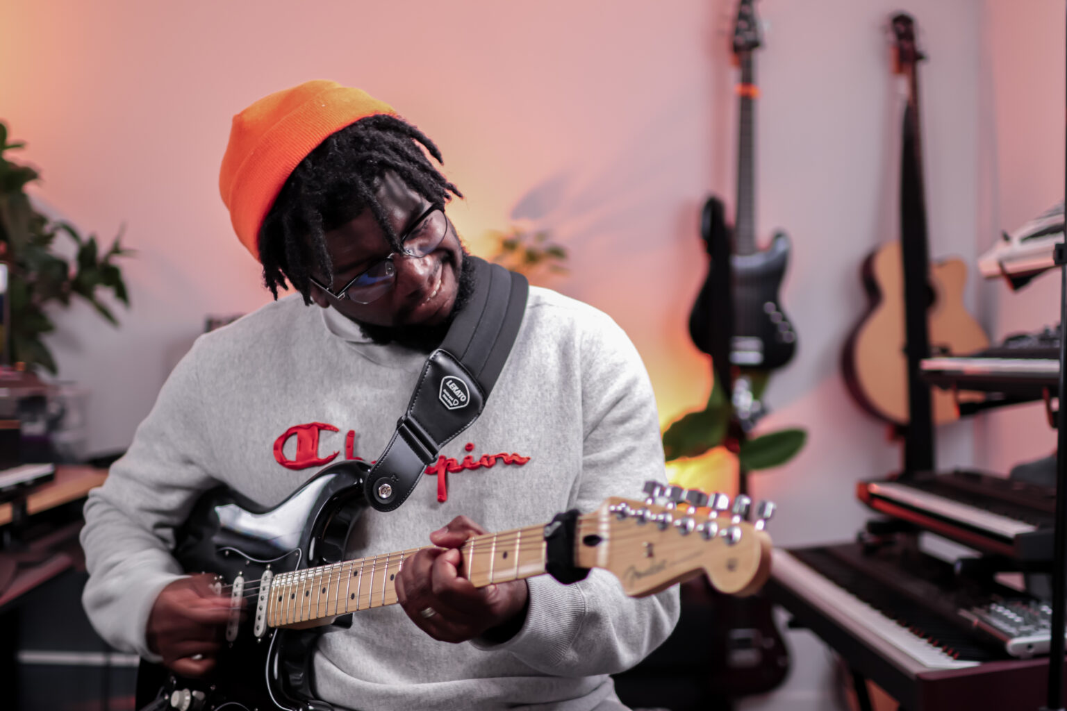 Man playing guitar